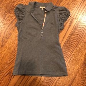 Burberry Ladies collared tee Sz adult Small